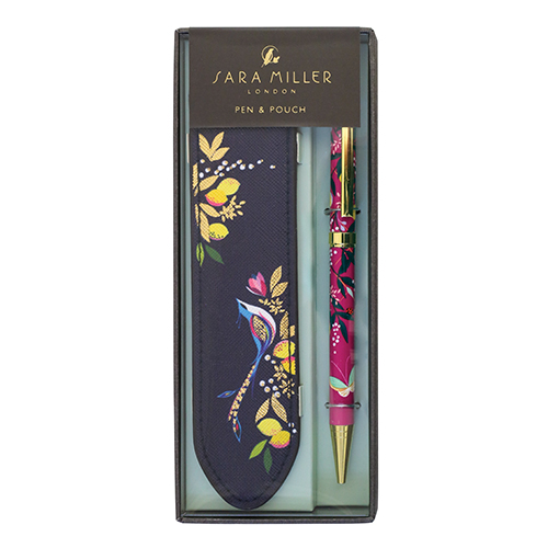 Orchard Print Pen & Pouch set By Sara Miller London